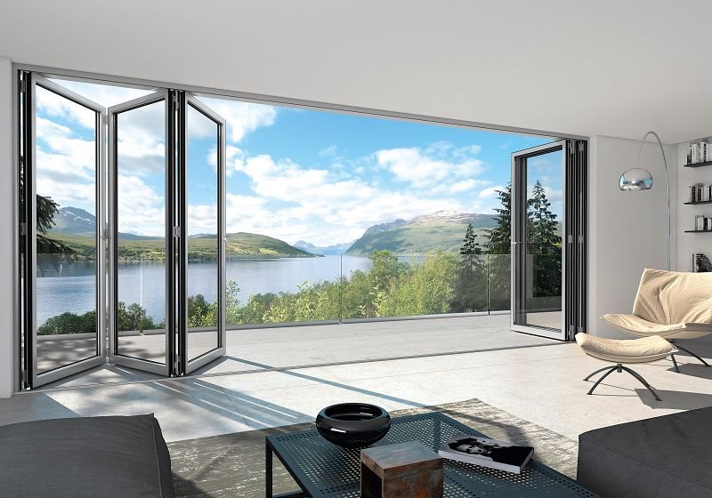 Aluminium Folding Patio Doors